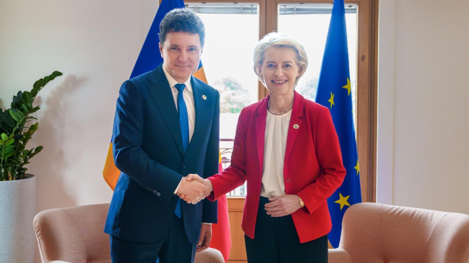 ursula von der leyen si nicusor dan intalnire de gradul zero la constanta ce au discutat cei doi lideri 68b5a814dcdb8