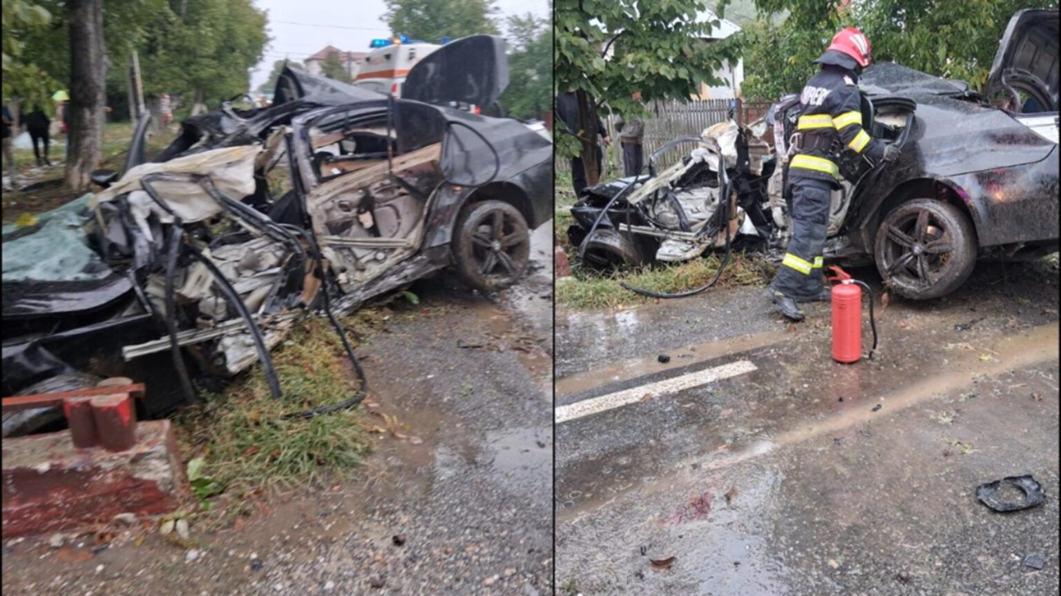 grav accident rutier un bmw facut praf doua persoane ranite soferul lupta pentru viata 68e540a32c491
