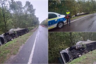 tir incarcat cu pui rasturnat pe dn 24 in judetul vaslui soferul a fugit de la locul accidentului 68e6043f9c74b