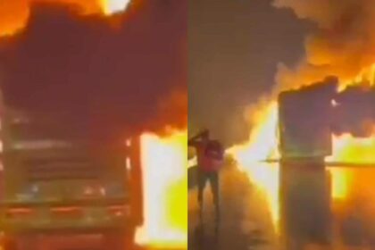 tragedie rutiera in sudul indiei 20 de oameni au murit dupa ce un autocar a luat foc in urma unui accident 68fbbf0dc9a6e