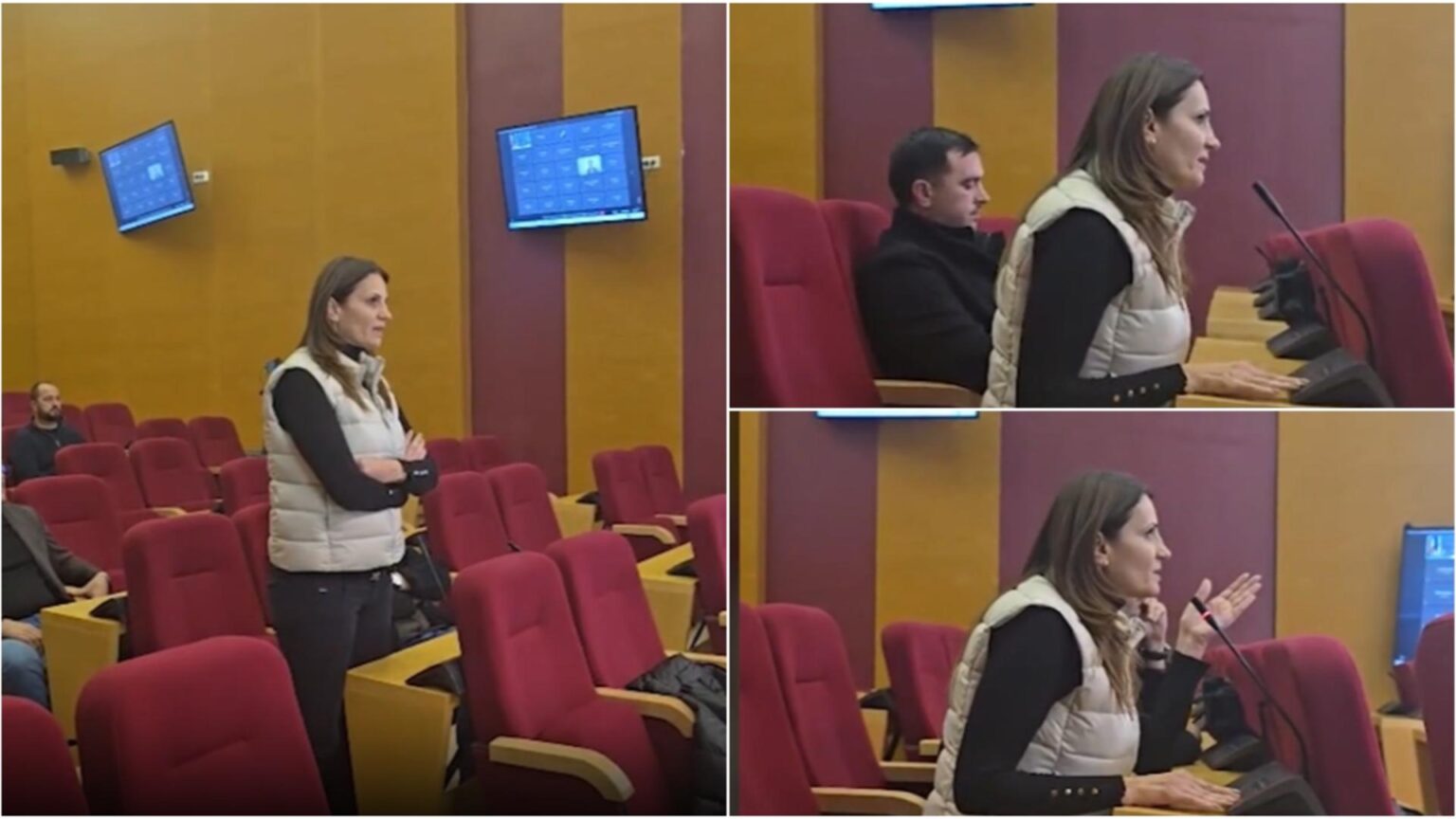 anca alexandrescu a descins la sedinta primariei consilierii s au speriat si au chemat politia video 6928811171ec2