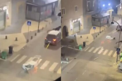 imagini inedite in italia bancomat smuls cu o masina si tarat pe strazi in timpul unui jaf 691ddc027846d