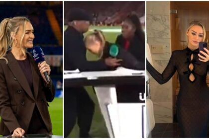 incident socant in direct o prezentatoare a lesinat inaintea unui meci amical 69314b6f15a82