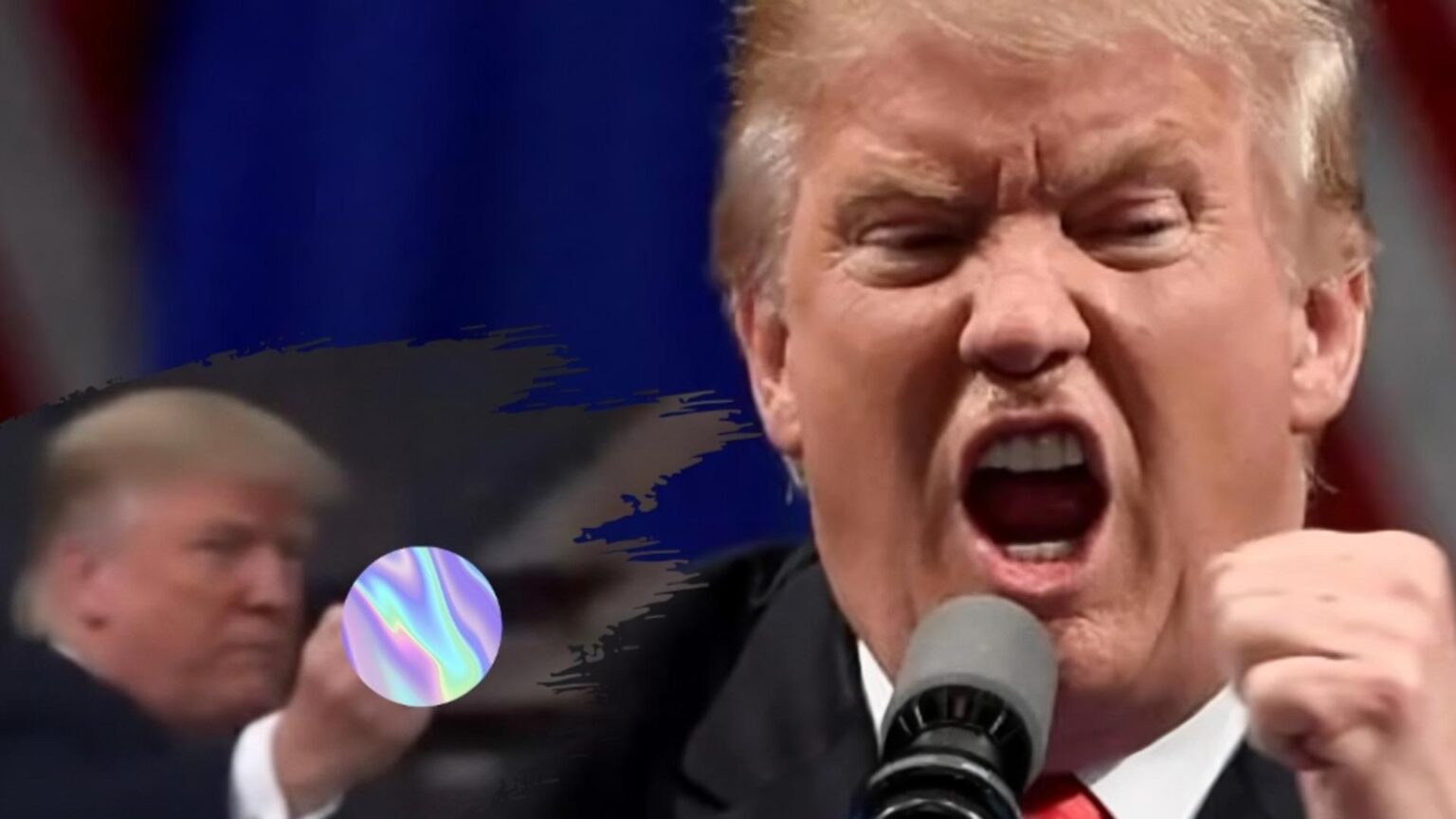 donald trump i a aratat degetul mijlociu unui barbat care l a numit protector al pedofililor video 6967610d25549