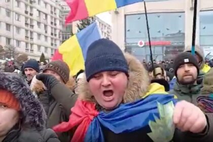 gest incredibil un protestatar a aruncat cu 3 lei spre nicusor dan 69751e274d0e0