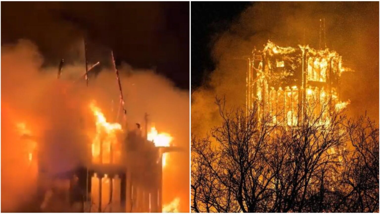 incendiu devastator in amsterdam o biserica din secolul al xix lea a fost distrusa video 69567eee44f36