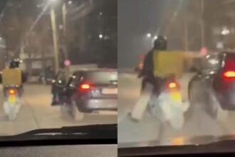 incident socant in trafic curier strain tinta unui atac periculos din partea unui sofer romanul a vrut sa l calce cu masina 6973aa0dee2f8