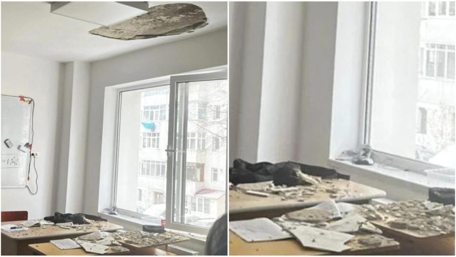 panica intr o scoala din botosani tavan prabusit chiar in timpul orelor de curs unitatea de invatamant renovata recent prin pnrr 69677d3b77e8e