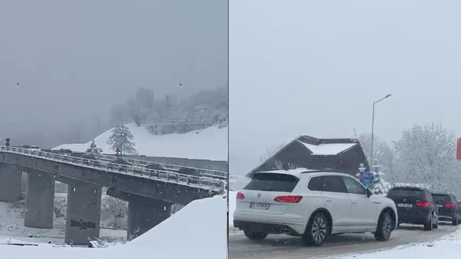 trafic infernal in conditii de iarna grea pe valea prahovei s au format coloane kilometrice foto video 695ba9e6a27a9