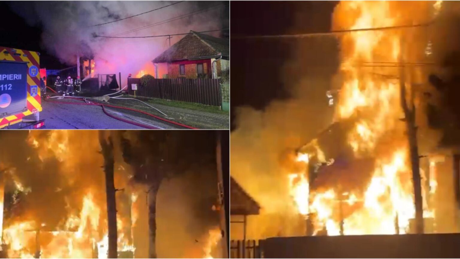 incendiu puternic in judetul mures doua case au fost cuprinse de flacari 6982527321b14